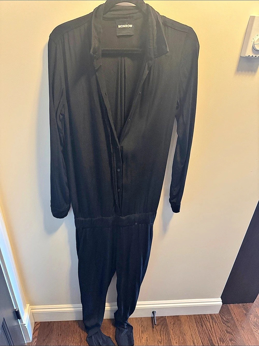 MONROW Women's Black Jumpsuit Size XS